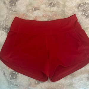 Lululemon speed up shorts 4 inch inseam